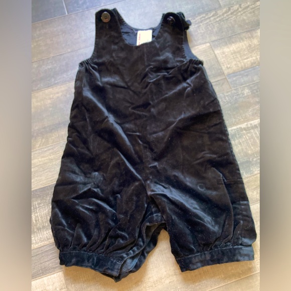 Vintage Hanna Andersson Velvet One Piece size 80 - Picture 1 of 3